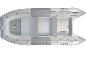 Лодка Heavy Duty 370 AL Badger серая