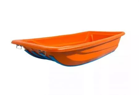 Сани 1700 с отбойником и накладками 1730 х730 х350 (Оранжевые)