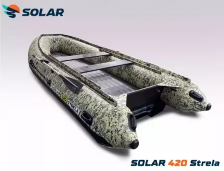 Лодка Solar 420 Jet тоннель кмф стрела