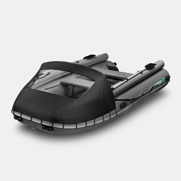 Тент носовой со стеклом для лодки E420R-E450R черный СПБ