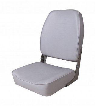 Кресло мягкое складное, высокая спинка серое 710266/75127G-MR
