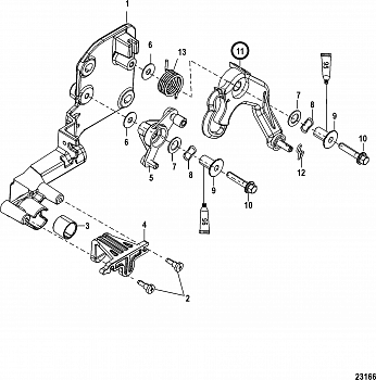Ручка (LEVER ASSEMBLY, Throttle) 8M0008288