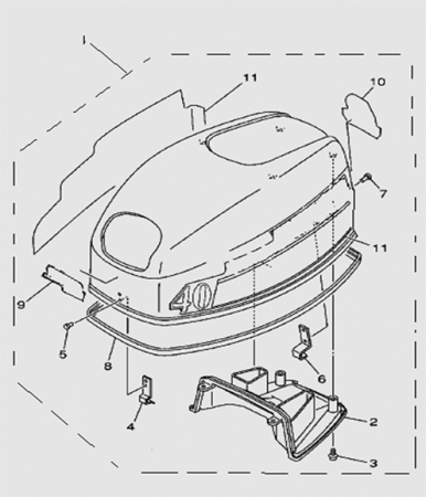T40E-01001 Капот T40 (1-1) Y40
