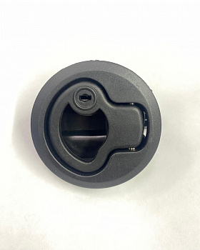 Замок двери врезной круглый D62 mm пластик 