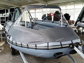 Носовой тент с окнами  Абакан 380/420