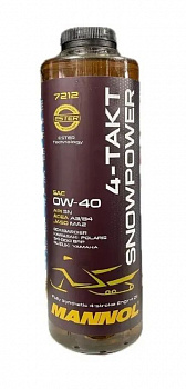 Масло Mannol 4-ТAKT Snowpower SAE 0W-40 синт 0.95л