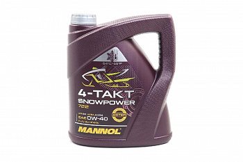 Масло Mannol 4-ТAKT Snowpower SAE 0W-40 синт 4л 