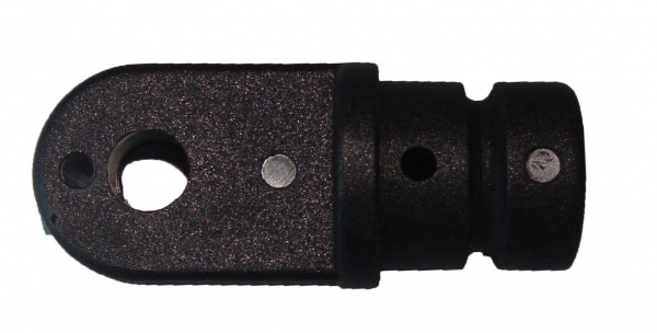 Наконечник стойки.Диам.22 (пласт,черн) 710110
