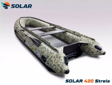 Лодка Solar 420 Jet тоннель кмф стрела