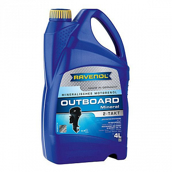 Масло Ravenol Outboard 2T Mineral 4 л